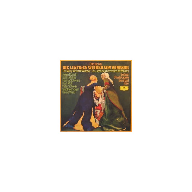 Nicolai Otto– Die Lustigen Weiber Von Windsor- Helen Donath, Edith Mathis...  |1976    DG –2740 159 -3LP Box