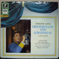 Adam Adolphe -Der Postillon Von Lonjumeau -Nicolai Gedda, Ruth-Margret Pütz.. Grosser Querschnitt | Columbia ‎– SMC 80 930