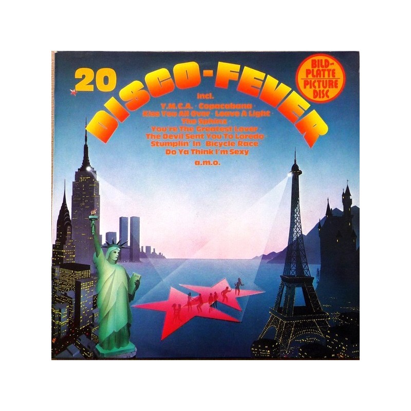 Various Artists ‎– 20 Disco-Fever|Silverline Records ‎– SLR 5.002-Picture Vinyl