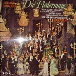 Strauss Jr. Johann-Die Fledermauslh (Querschnitt)-Hilde Güden, Erika Köth--Karajan| Decca ‎– SX 21 186-6.41799