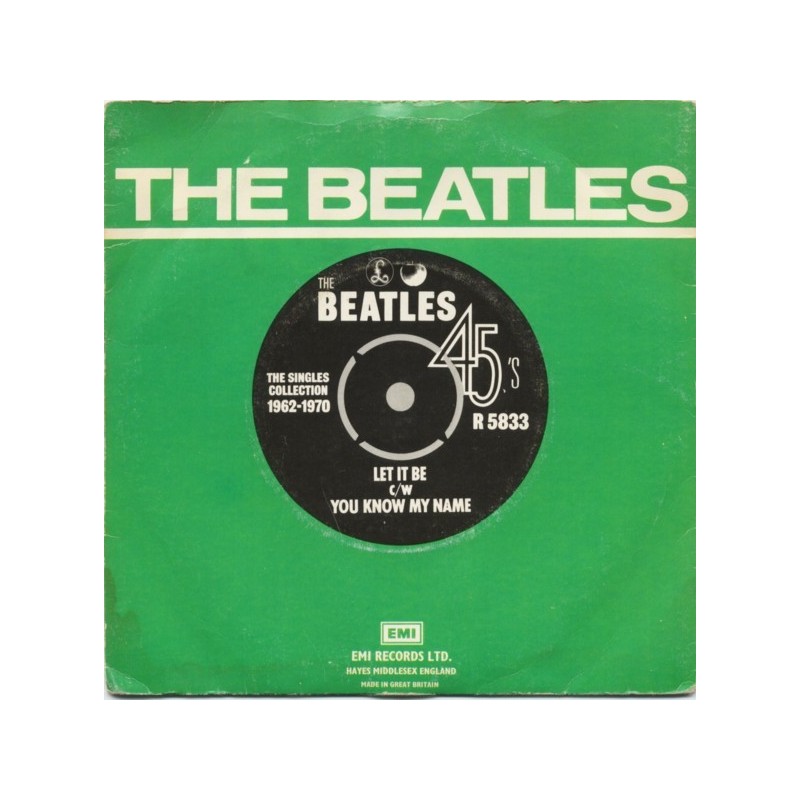 Beatles The – Let It Be / You Know My Name|1976 Apple Records – R 5833-Single Beatles The – Let It Be / You Know My Name|1976 Apple Records – R 5833-Single