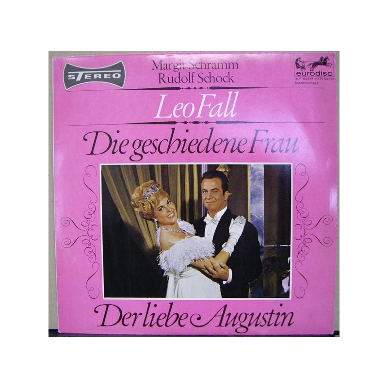 Fall Leo-Die Geschiedene Frau / Der Liebe Augustin-Margit Schramm, Rudolf Schock....|Eurodisc – 60 378-10"-Vinyl Fall Leo-Die Geschiedene Frau / Der Liebe Augustin-Margit Schramm, Rudolf Schock....|Eurodisc – 60 378-10"-Vinyl