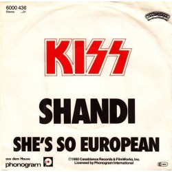 Kiss ‎– Shandi|1980    Casablanca ‎– 6000 436-Single