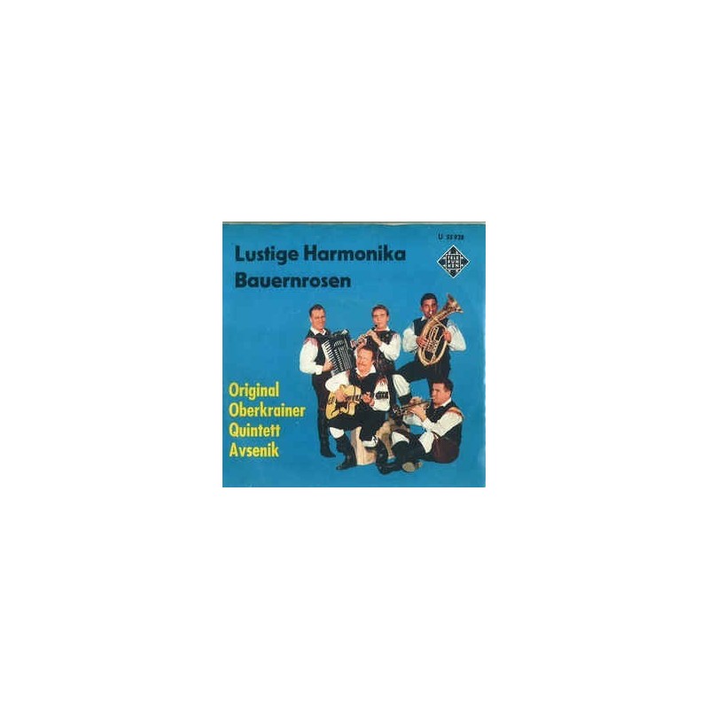Original Oberkrainer Quintett Avsenik ‎– Lustige Harmonika|Telefunken ‎– U 55 928-Single