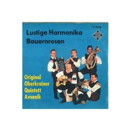 Original Oberkrainer Quintett Avsenik ‎– Lustige Harmonika|Telefunken ‎– U 55 928-Single