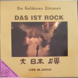 Goldenen Zitronen Die ‎– Das Ist Rock - Live In Japan|1988   WESERLABEL 2425-white Vinyl