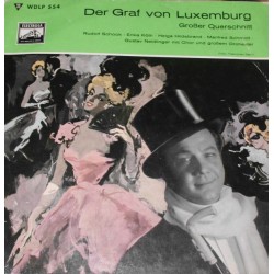 Lehar Franz  ‎– Der Graf Von Luxemburg ( Grosser Querschnitt )| His Master's Voice ‎– WDLP 554 10" Vinyl