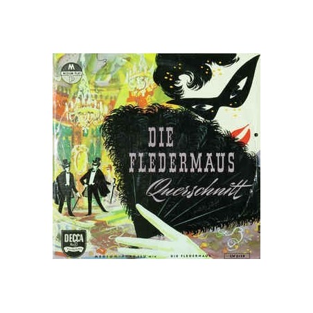 Strauß  Johann - Die Fledermaus- Querschnitt - Clemens Krauss / Chor Der Wiener Staatsoper| Decca ‎– LW 5138 -10´´Vinyl