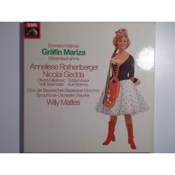 Kálmán  Emmerich - Gräfin Mariza -Anneliese Rothenberger, Nicolai Gedda....-Willy Mattes ‎- Gesamtaufnahme |EMI 1C 191-29068/69