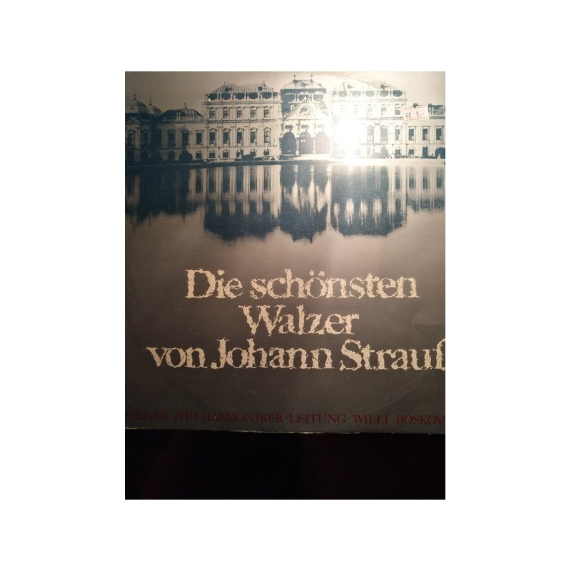 Strauß Johann - Die Schönsten Walzer  -Willi Boskovsky, Wiener Philharmoniker | Fono-Ring ‎– SFGLP 78192