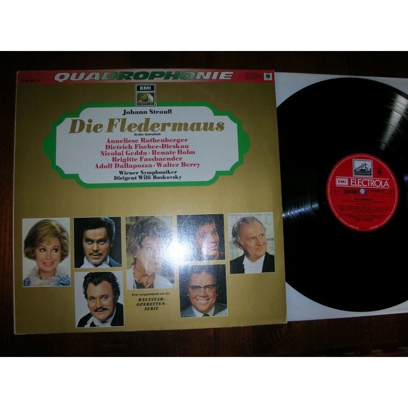 Strauss Johann - die Fledermaus ( gr. Querschnitt ) Wiener Symphoniker / Boskovsky|Emi 1c 061-28823 Strauss Johann - die Fledermaus ( gr. Querschnitt ) Wiener Symphoniker / Boskovsky|Emi 1c 061-28823