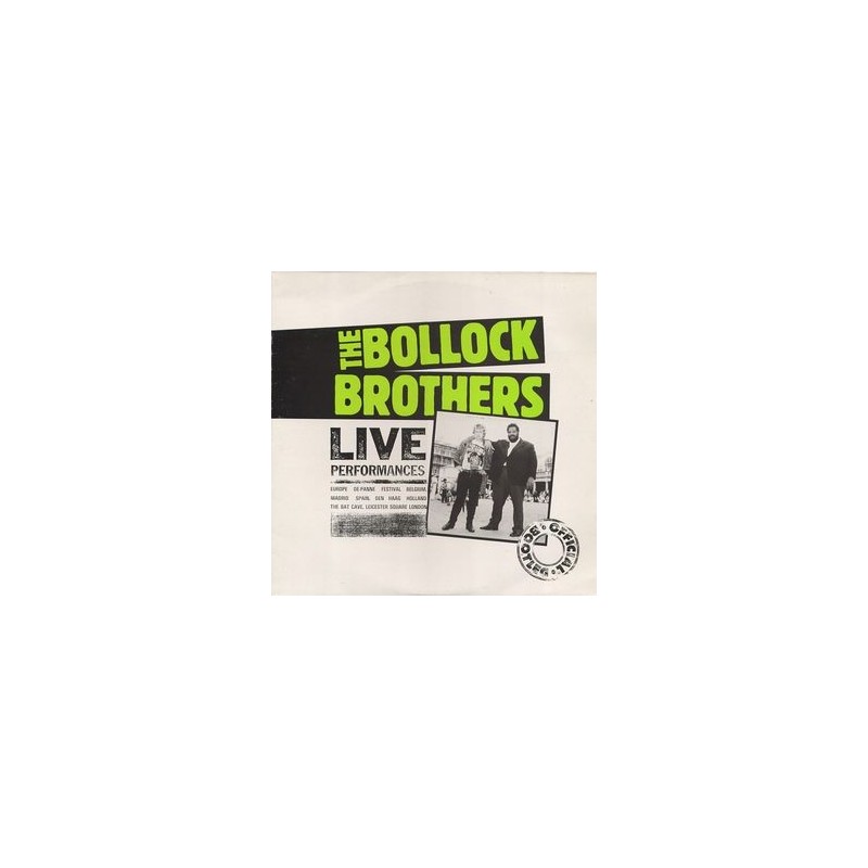 Bollock Brothers ‎– Live Performances &8211 Official Bootleg|1983 BOLL 102	UK