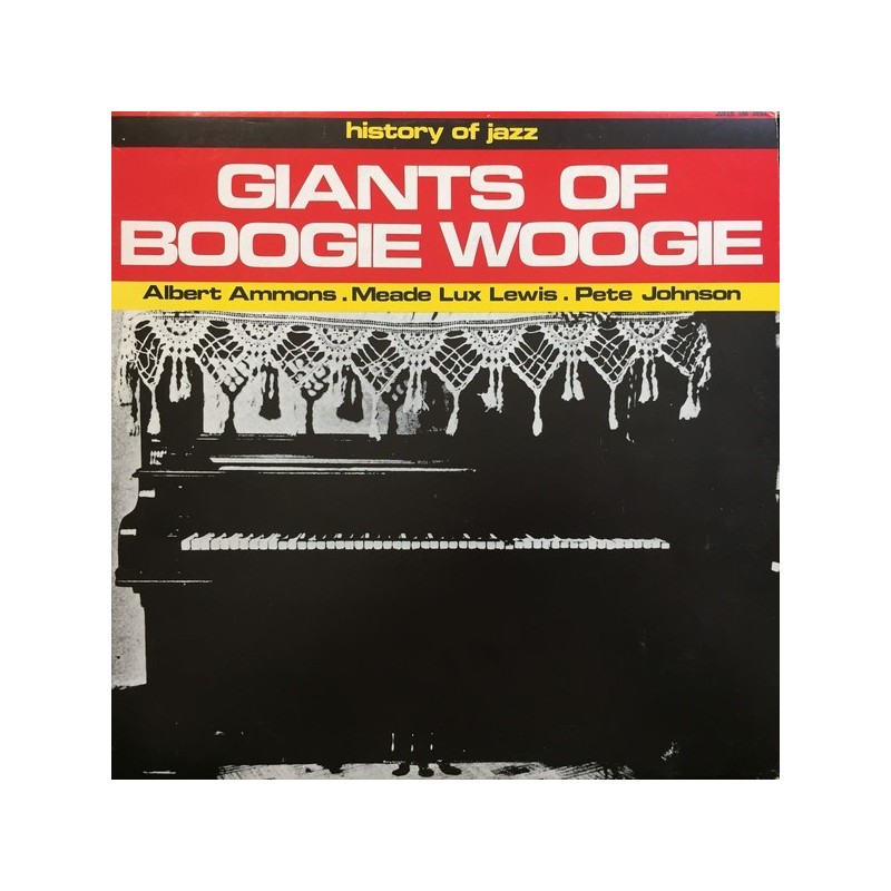 Johnson Pete- Meade "Lux" Lewis- Albert Ammons ‎– Giants Of Boogie Woogie|1971     Riverside Records ‎– SM 3094