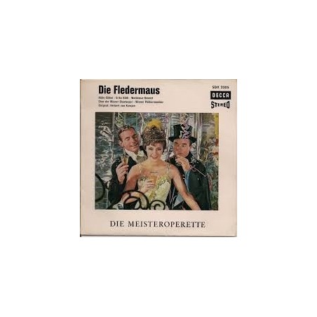 Strauss Johann-Die Fledermaus- Hilde Güden, Erika Köth, Waldemar Kmentt -Herbert von Karajan|Decca BLK 16208