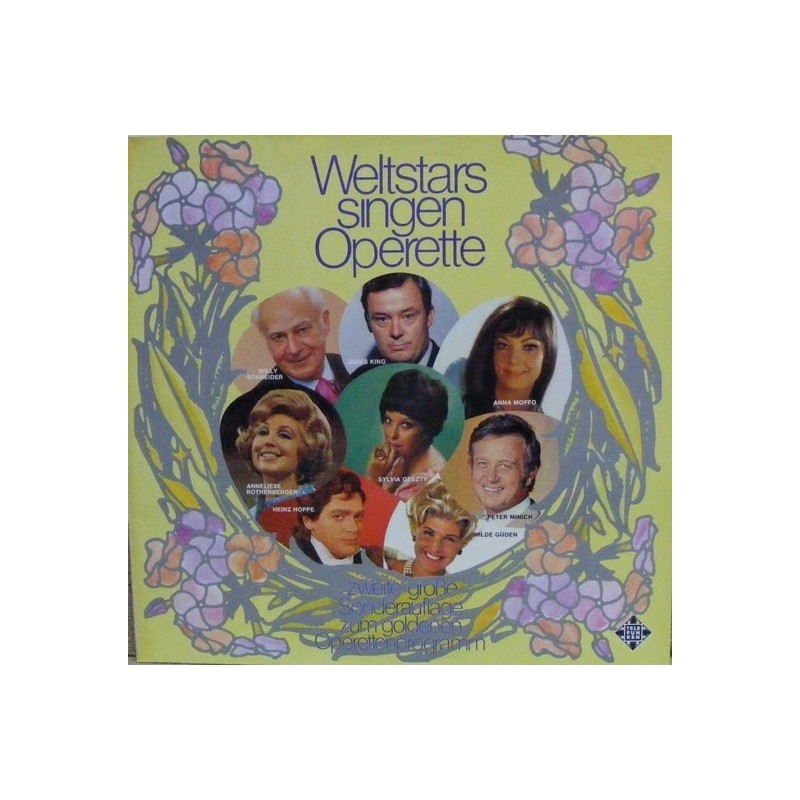 Various ‎– Weltstars Singen Operette 2|1972    Telefunken ‎– S 14 672-P ‎– 6.21361