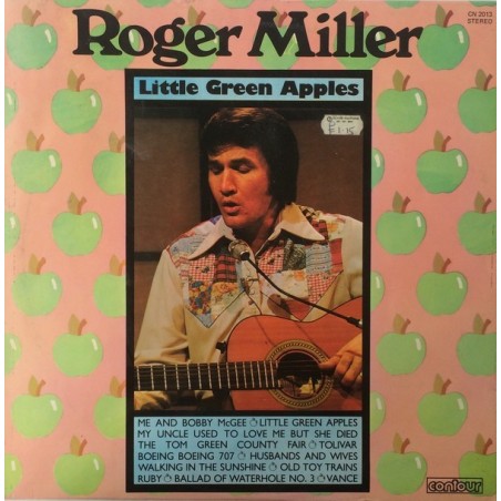 Miller Roger ‎– Little Green Apples|1972       Contour ‎– CN 2013