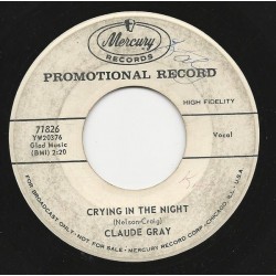 Gray Claude – My Ears Should Burn|1958     Mercury ‎– 71826-Promo-Single