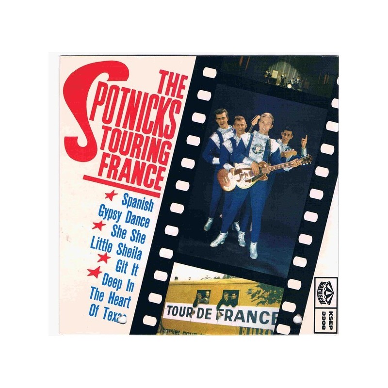 Spotnicks The ‎– The Spotnicks Touring France|Karusell ‎– KSEP 3308-Single-EP