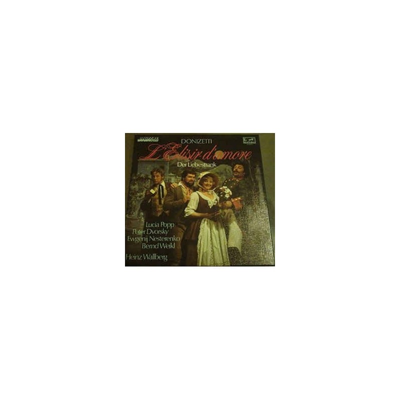 Donizetti Gaetano – L'Elisir D'amore - Lucia Popp / Peter Dvorský / Bernd Weikl... |1982 Eurodisc – 29 397 7 Donizetti Gaetano – L'Elisir D'amore - Lucia Popp / Peter Dvorský / Bernd Weikl... |1982 Eurodisc – 29 397 7