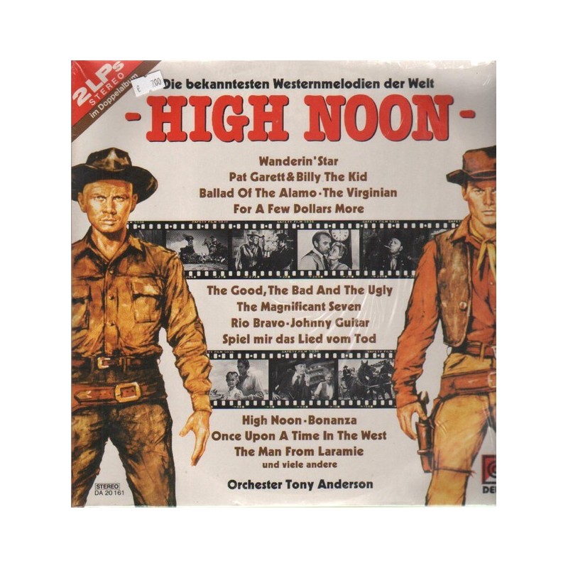 Anderson Tony  Orchester ‎– Die Bekanntesten Westernmelodien - High Noon|Delta Music ‎– DA 20 161