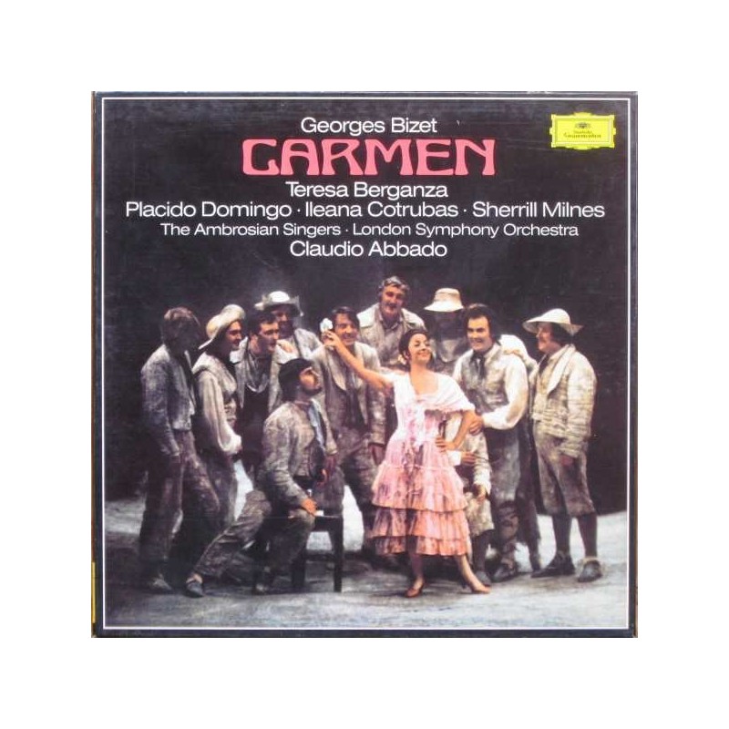 Bizet Georges -  Carmen-Teresa Berganza, Placido Domingo...-Claudio Abbado|1978    DG ‎– 2740 192