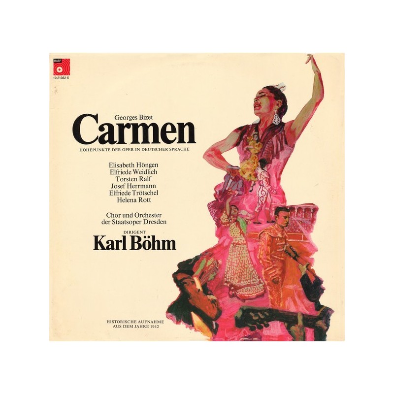 Bizet Georges ‎– Carmen- Karl Böhm|BASF ‎– 10 21362-5
