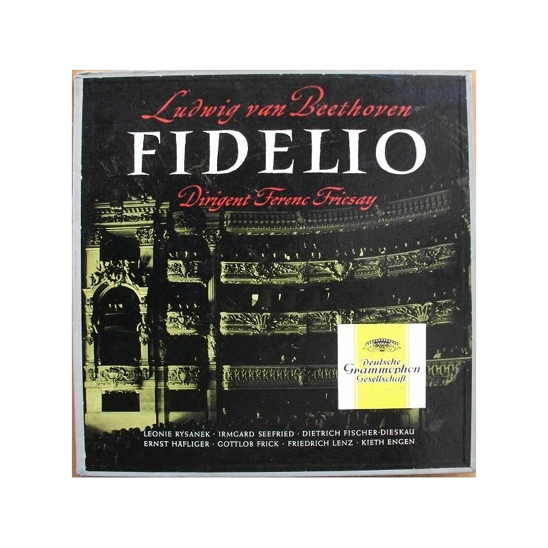 Beethoven Ludwig van – Fidelio-Leonie Rysanek- Dietrich Fischer-Dieskau-Ferenc Fricsay| 1963 DG – 138 390/91 SLPM Beethoven Ludwig van – Fidelio-Leonie Rysanek- Dietrich Fischer-Dieskau-Ferenc Fricsay| 1963 DG – 138 390/91 SLPM