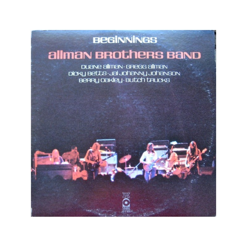 Allman Brothers Band ‎– Beginnings|1973      Capricorn Records	2659 040
