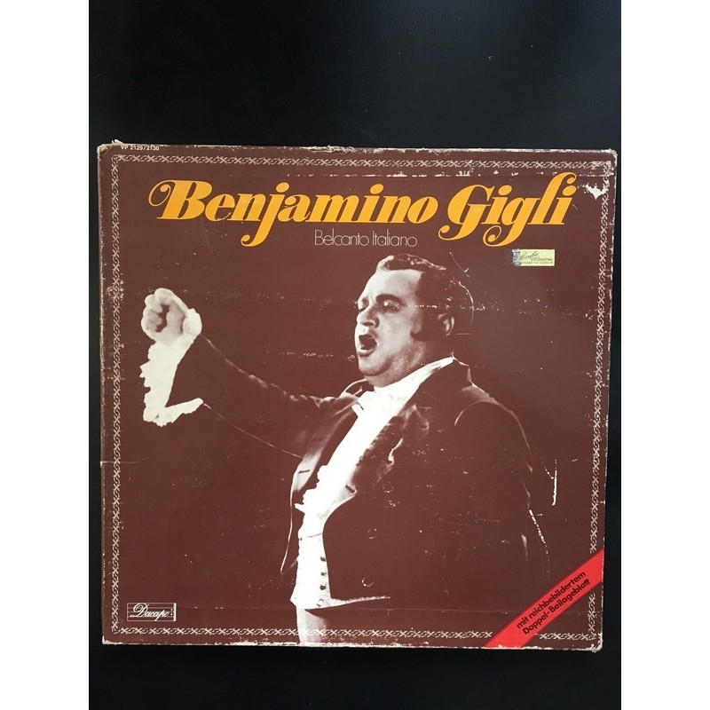 Gigli ‎Beniamino – Belcanto Italiano |Dacapo– VP 2129/30