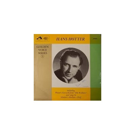 Hotte -Hans - Golden Voices V.3- Wagner, Schubert,Brahms,Wolf....|EMI HQM 1030