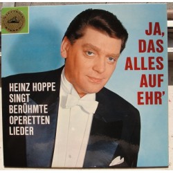 Hoppe ‎Heinz – Ja, Das Alles Auf Ehr'|Electrola ‎– STE 83 617