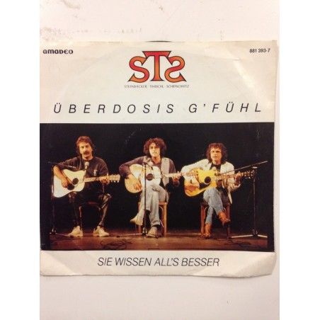 STS ‎– Überdosis G' Fühl|1984     Amadeo ‎– 881 393-7-Single