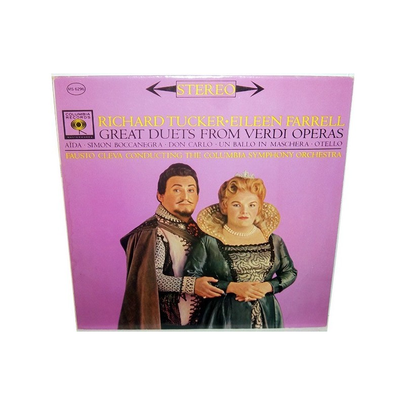 Tucker Richard -Eileen Farrell / Fausto Cleva  – Great Duets From Verdi Operas|1961    35935-diff.Cover