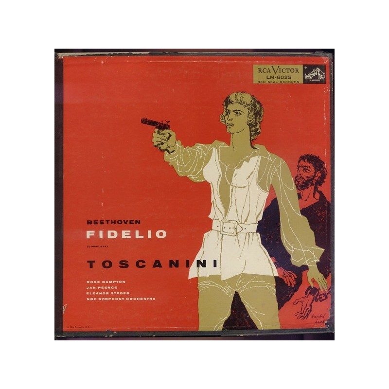 Beethoven-‎Fidelio-Toscanini, Rose Bampton....|1954    RCA Victor Red Seal ‎– LM-6025