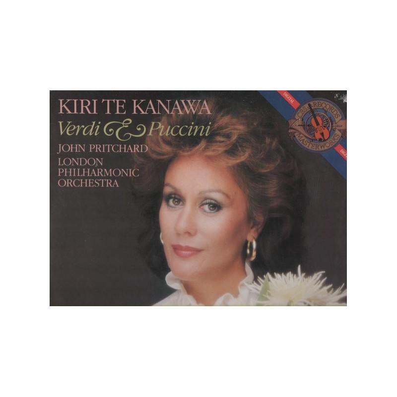 Kanawa Kiri Te‎– Verdi & Puccini- John Pritchard.....|1983    CBS Masterworks ‎– D 37298