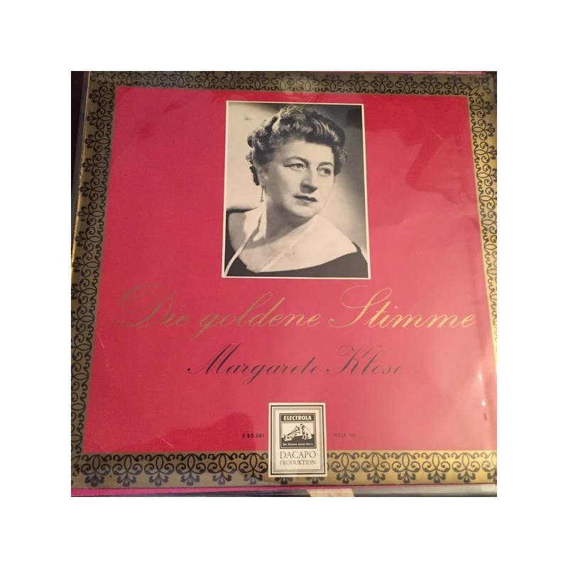 Klose Margarete – Die Goldene Stimme|Electrola – 73381 Klose Margarete – Die Goldene Stimme|Electrola – 73381
