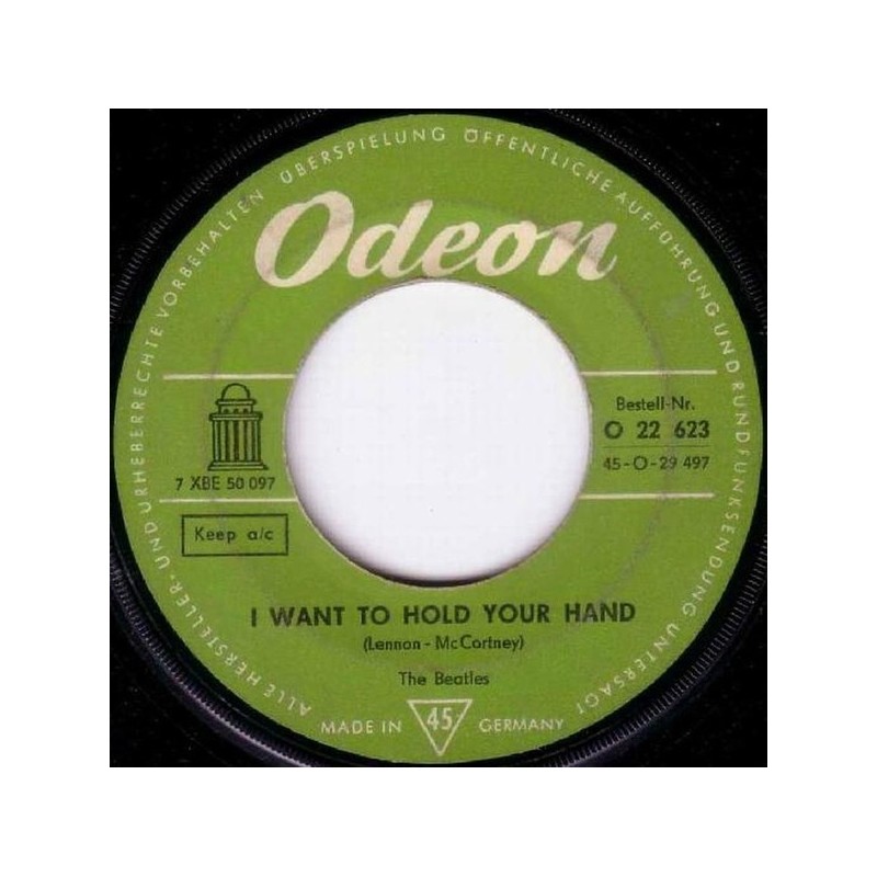 Beatles ‎The – I Want To Hold Your Hand|1963    Odeon ‎– O 22 623-Single