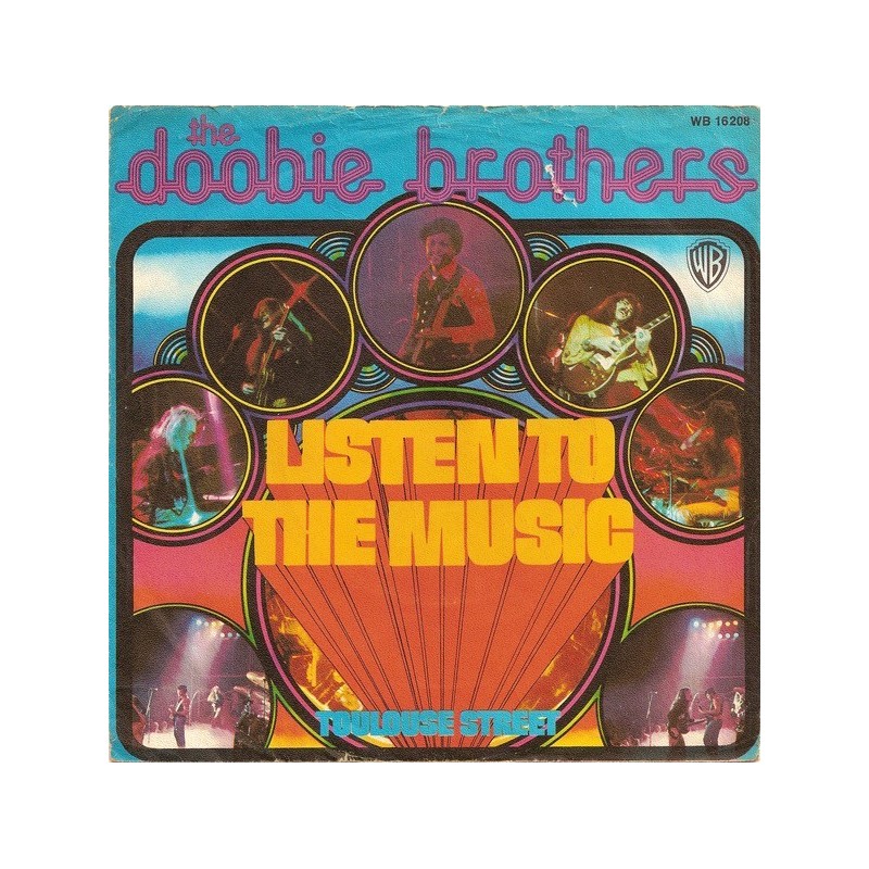 Doobie Brothers ‎The – Listen To The Music|1973   Warner Bros. Records ‎– WB 16 208-Single