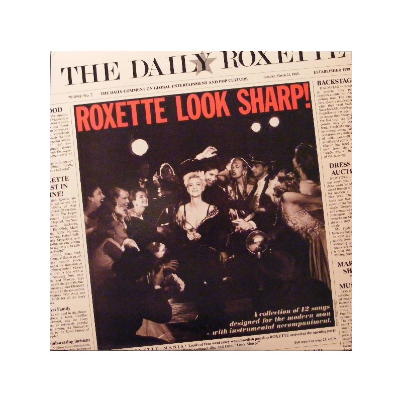 Roxette ‎– Look Sharp!|1988     Parlophone ‎– 064-79 1098 1