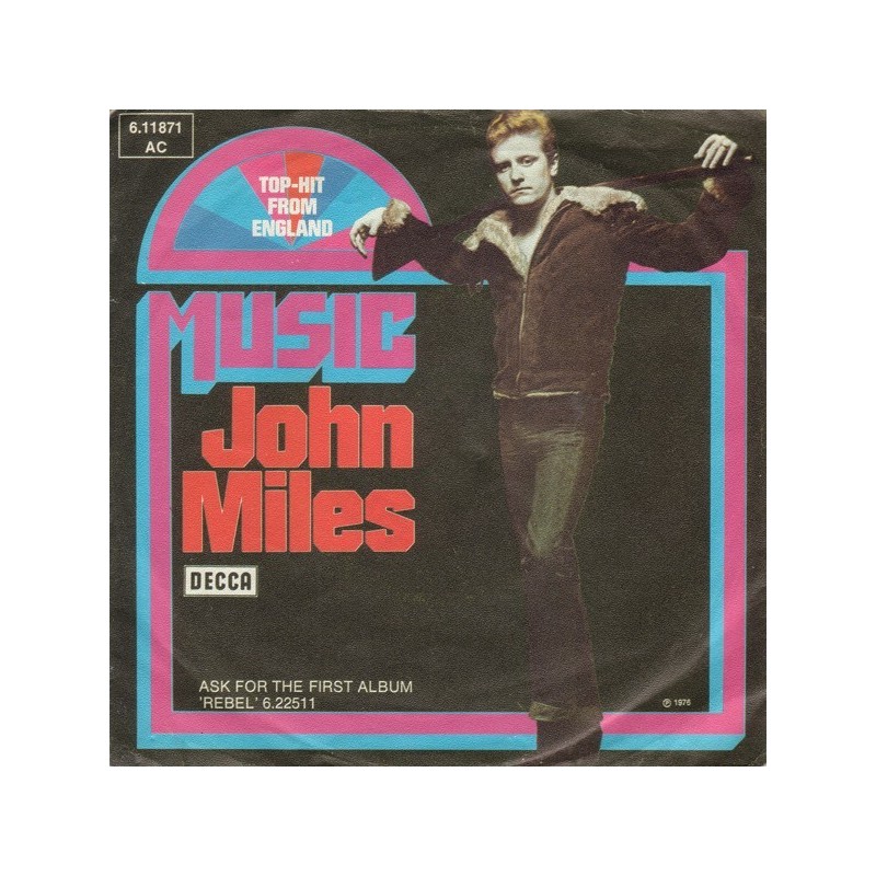 Miles ‎John – Music|1976      Decca ‎– 6.11871-Single