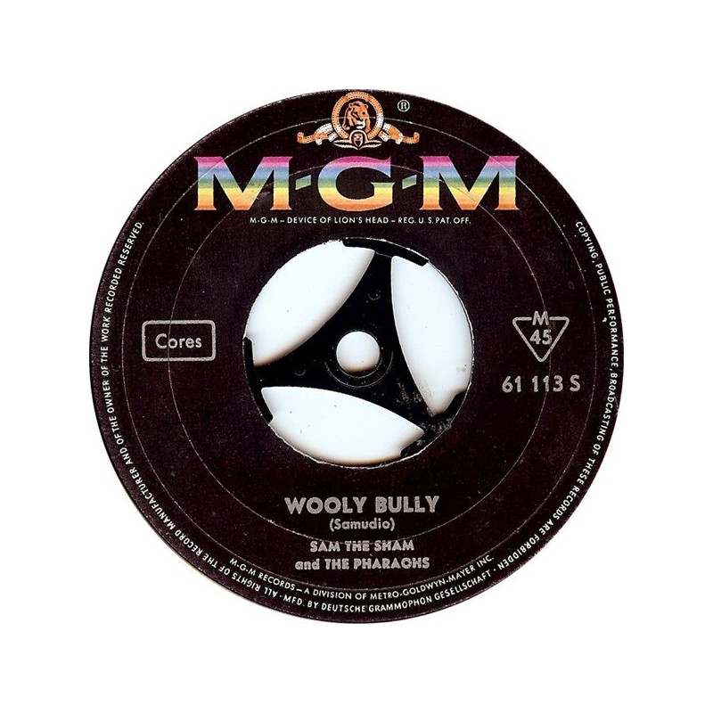 Sam The Sham And The Pharaohs ‎– Wooly Bully / Ain't Gonna Move|1965   MGM Records ‎– 61 113-Single