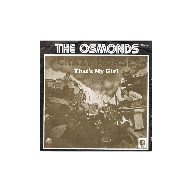 Osmonds The ‎– Crazy Horses|1972     MGM Records ‎– 2006 142-Single