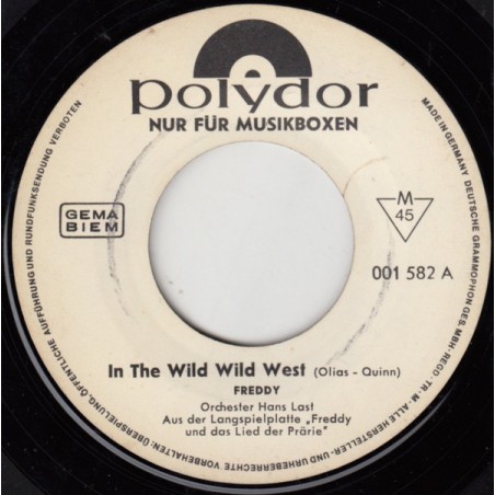 Freddy ‎– In The Wild Wild West|1964     Polydor ‎– 001 582-Single