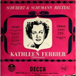 Ferrier ‎Kathleen – Schubert & Schumann Recital|Decca ‎– LW 5098-10"-Vinyl