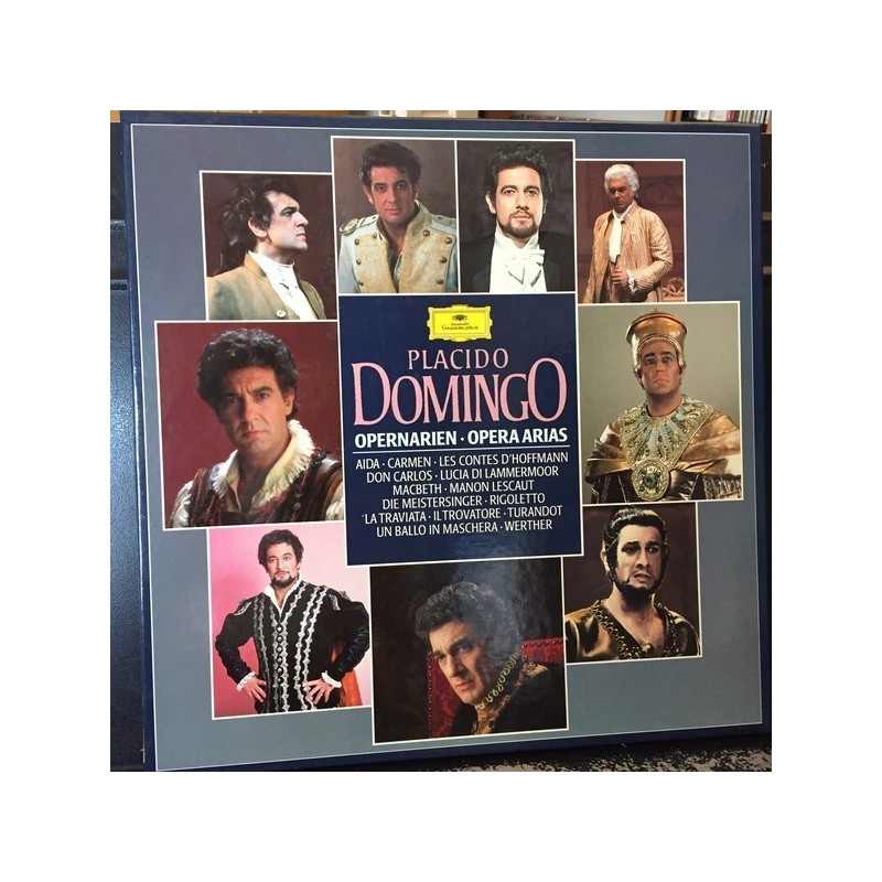 Domingo Placido ‎– Opernarien / Opera Arias|1985   Deutsche Grammophon ‎– 415 583-3LP Box