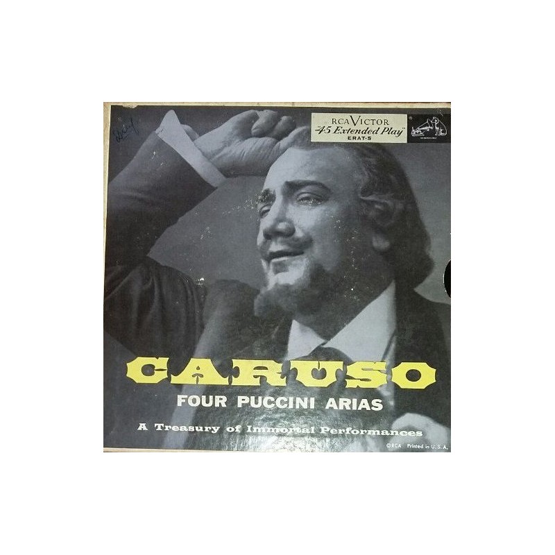 Caruso Enrico ‎– Vier Arien Von Puccini|RCA ‎– ERAT 5-Single-EP