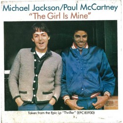 Jackson Michael / Paul McCartney ‎– The Girl Is Mine|1982   CBS ‎– A2729-Single