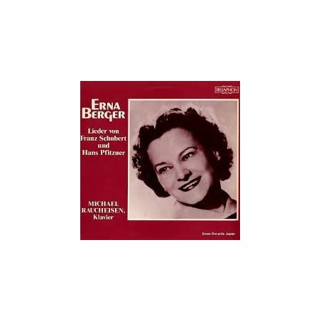 BergerR Erna -Lieder von Franz Schubert und Hans Pfitzner|Bellaphon 630 01 002