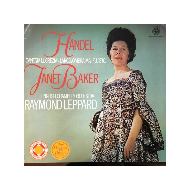 Baker Janet – Händel Janet Baker Cantata Lucrezia / Largo:Ombra Mai Fu/Etc.|Orbis – 64 277