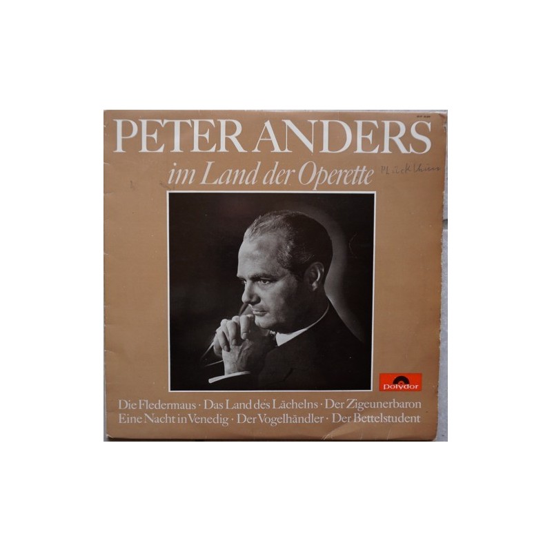 Anders Peter  ‎– im Land der Operette|1965    Polydor ‎– 46 664